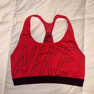 Nike Women's Vibrant Pink Sports Bra